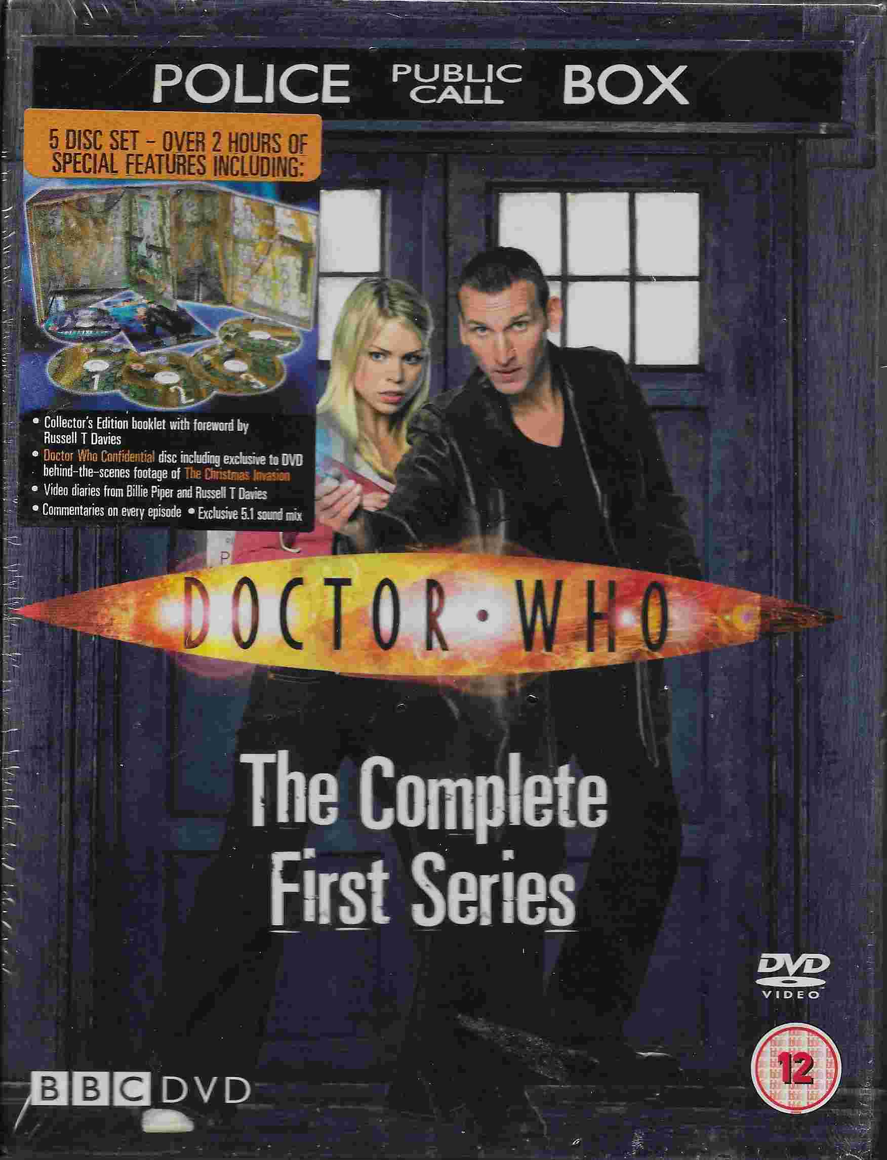 Picture of BBCDVD 1770S Doctor Who - Series 1 boxed set (Square edition) by artist Various from the BBC dvds - Records and Tapes library